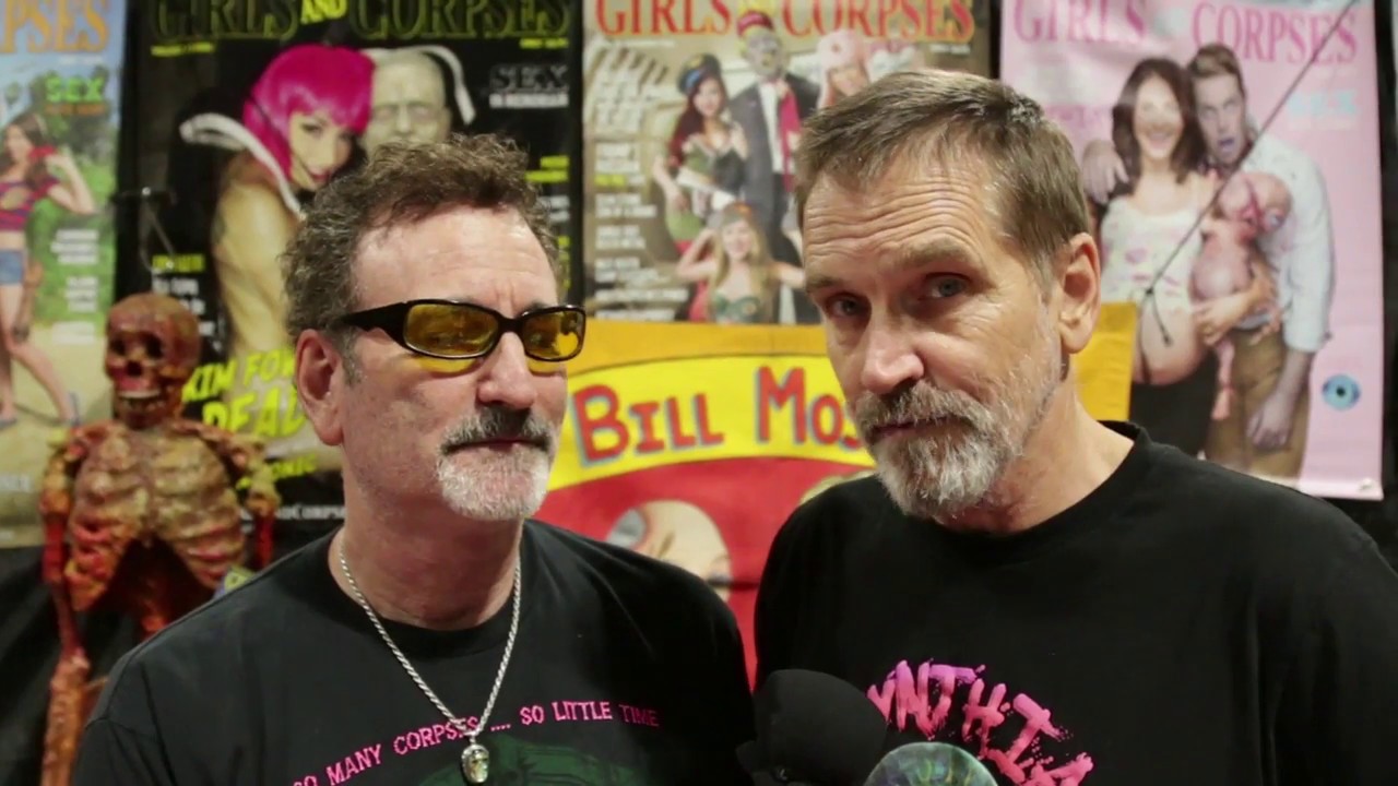 Actor BIll Moseley interviewed at Girls and Corpses booth at MidSummer Scream