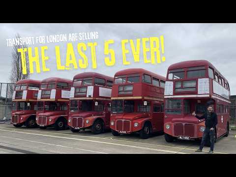 Pete And His Bus: The last 5 Routemasters buses for sale via public auction. Wilsons Auction