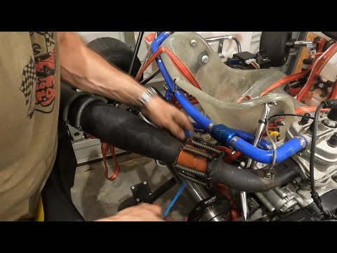 The ridiculous process I do to change the oil in the Iame X30 race kart engine