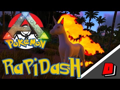ARK Pokemon Evolved - RAPIDASH TAME!!