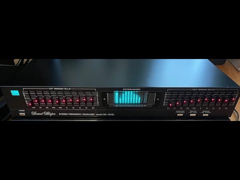 ADC SS-100SL Sound Shaper Stereo Equalizer - Quick Review y Demo