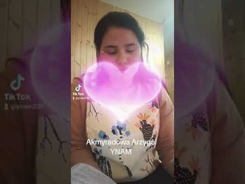 Arzygül Akmyradowa - Gussaly ýürek #goşgy  #2024