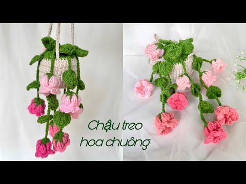 Chậu treo hoa linh lan, hoa chuông