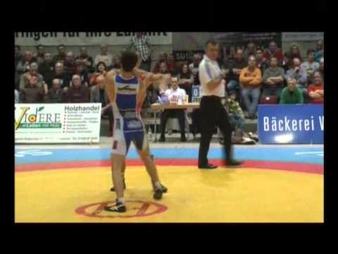 DMM 1/4 Finale 2012 66kg GR - Christian Fetzer (Aalen) vs Seyran Simonyan (Mainz)