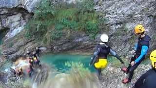 preview picture of video 'Canyoning Rio Barbaira - Rocchetta Nervina -  IM - Italia'