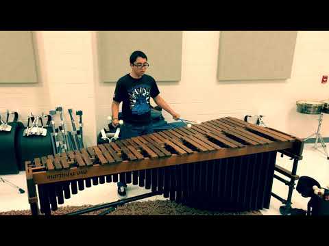 PASIC 2018 2nd Place HS Marimba Competition // Gabe Sanchez // Tambourin Paraphrase - Abe