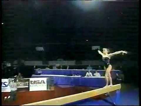 Shannon Miller Balance Beam-1997 Reeses Gymnastics - One Moment In Time