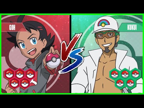 Pokemon Battle Pedia: Goh Vs Professor Kukui