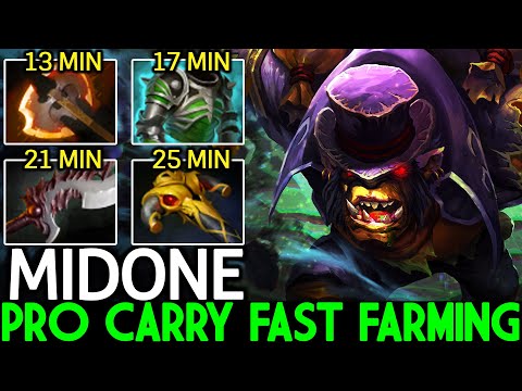MIDONE [Alchemist] Pro Carry Fast Farming 100% Right Click Build Dota 2