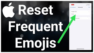 How To REMOVE Frequently Used Emojis On iPhone!