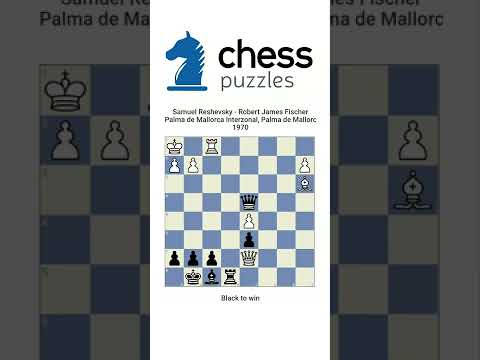 #chesspuzzle - Samuel Reshevsky vs Bobby Fischer, Palma de Mallorca Interzonal 1970 #chessmaster