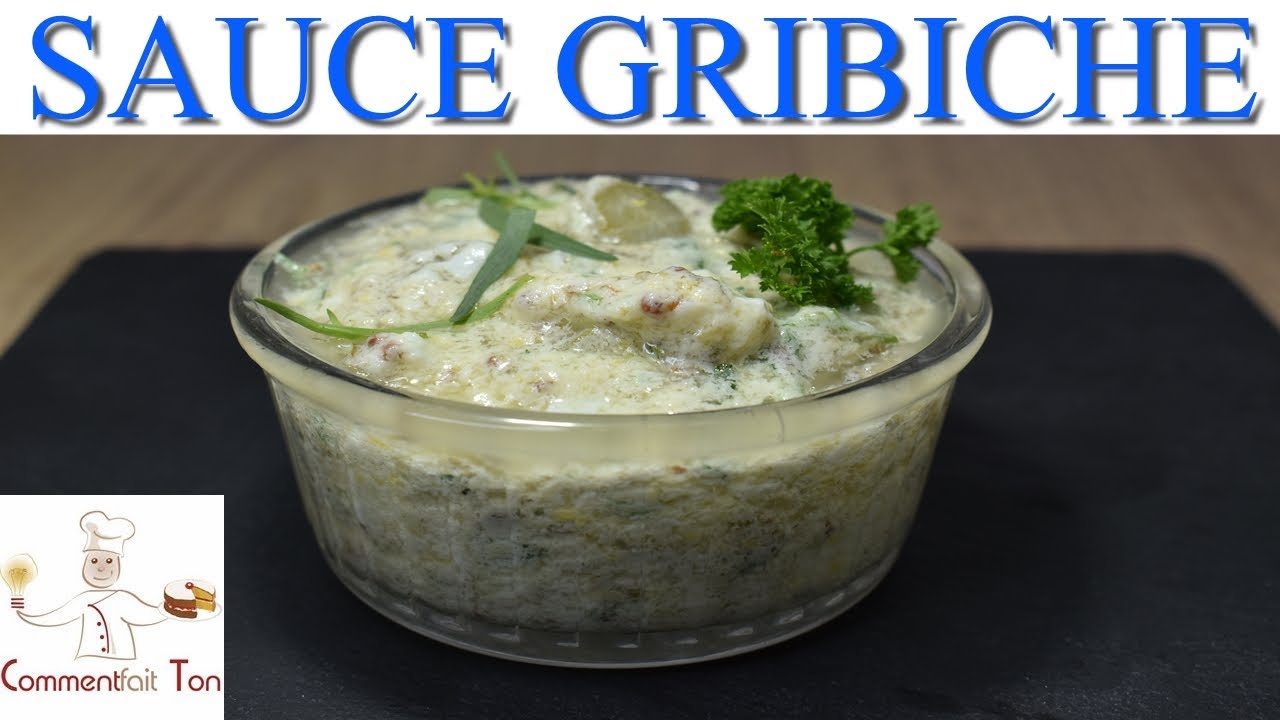 SAUCE GRIBICHE - comment faire une sauce gribiche facilement  par Commentfait Ton