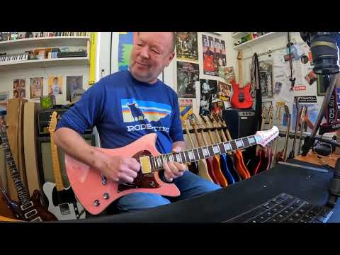 PureSalem Guitars La Bruja - Metallic Shell Pink image 15
