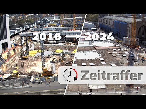 Stuttgart 21: Acht Jahre Baufortschritt im Zeitraffer – Wie der Hauptbahnhof gebaut wurde