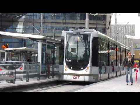 RET Trams By The Centraal Station