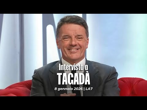 Matteo Renzi ospite a Tagadà con Tiziana Panella | 8/01/2026