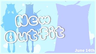 [Vtub] 天使うと 新衣服披露 20210614