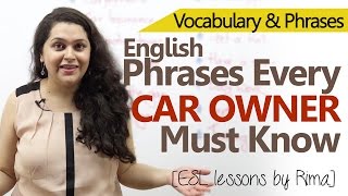 English conversation phrases every CAR Owner must know - Free English Lessons