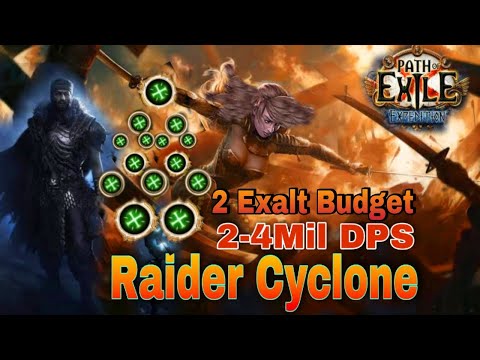 Dex Stacking Raider Cyclone Build Guide Poe Scourge 3.16 | Clear All Endgame Content in 2exalt