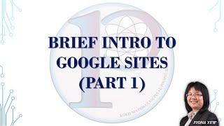 Brief Intro to Google Sites