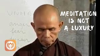 Download lagu Meditation Is Not a Luxury | Thich Nhat Hanh (short teaching video) mp3