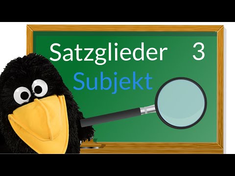 Subjekt #Satzglieder #Teil 3 #Deutsch in der Grundschule #Klasse 3 und Klasse 4