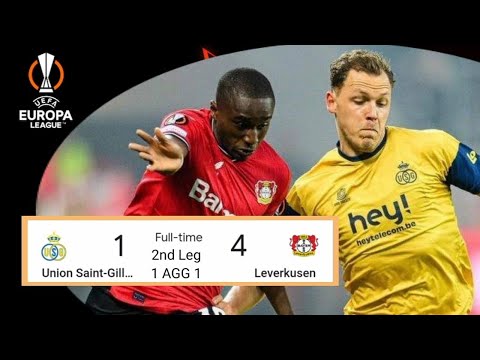 Highlight union saint gilloise vs bayern leverkusen 2023 europa league