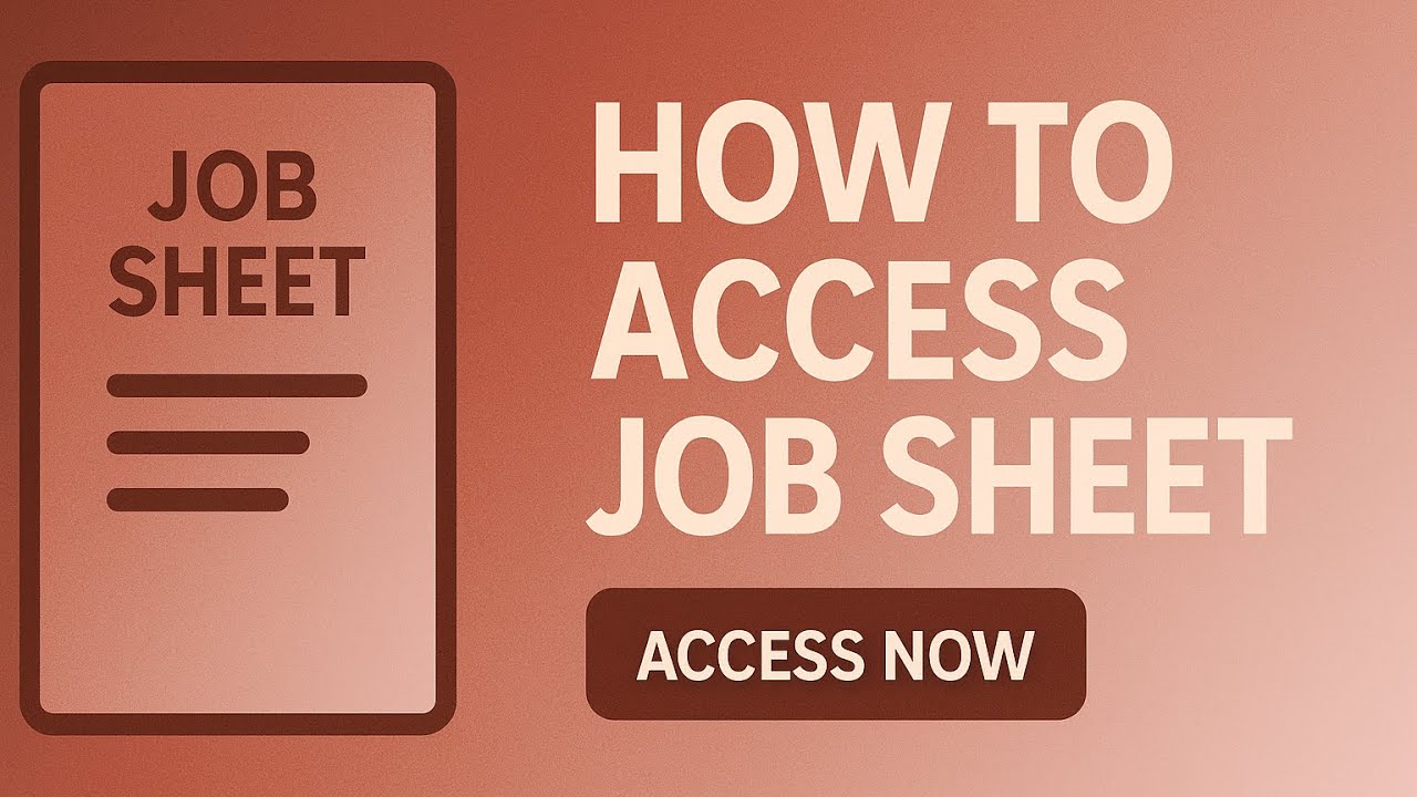 How to Download Job Sheet on Drivetubepro.com | Step-by-Step Guide