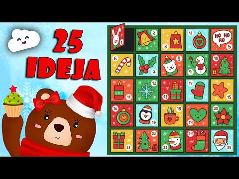 🎅🏻🎄 Učimo: Adventski kalendar 2024 | Božićne aktivnosti za djecu | Mama Medo nas uči 🐻
