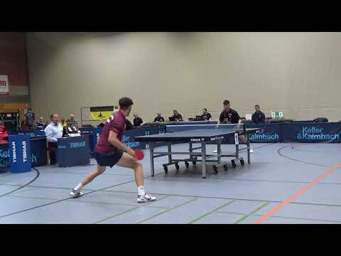 Gomez Passau vs Nunez Lampertheim 1 20230827 Table Tennis Pokal Achtelfinale Hilpoltstein Stativ 2