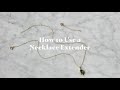 2 Inch White Gold Necklace Extender