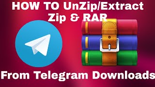 How to Extract/UnZip Zip, RAR How to Find Telegram Downloads | Link Below | By Shobith Rdx Official.