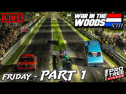 🔴LIVE-STREAM: War in the Woods (PART 1) @ Brown County Dragway - Sept 19th 2025 (Friday)