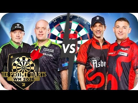 Finale: Joey Kelly & Michael van Gerwen vs. Alex Kumptner & Nathan Aspinall | ProSieben