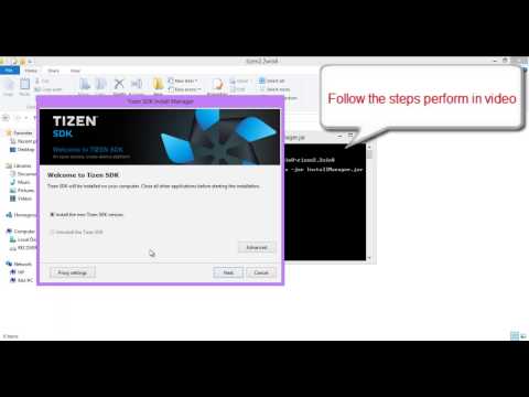 comment installer tizen