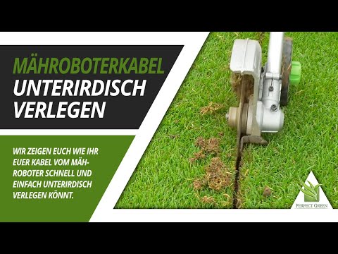 🌱 Begrenzungskabel vom Mähroboter unterirdisch verlegen - So geht's schnell und einfach 🌱