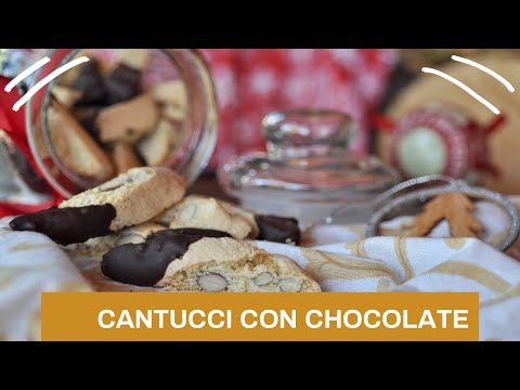 Cantucci con chocolate