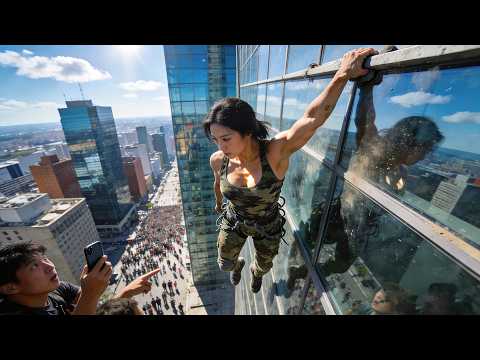 Bloccata dalla sicurezza, soldatessa scala 100 piani a mani nude per raggiungere la mamma del CEO!