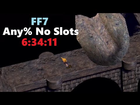 FF7 Speedrun: PS1 Disc Any% No Slots in 6:34:11 (Personal Best)
