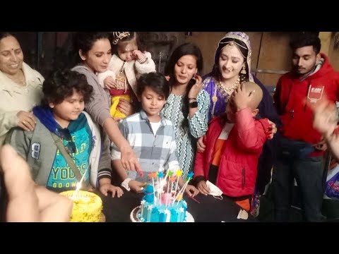 subhal birthday cake cutting on set 😱 masti time || baby krishna 😘❤️