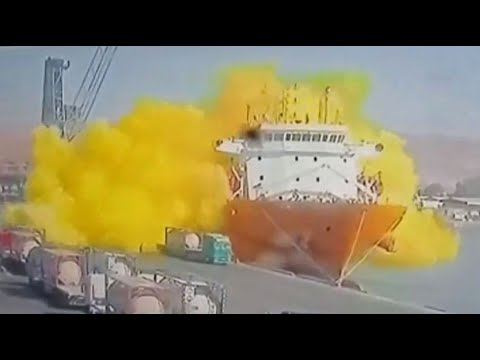Yellow toxic cloud: Dead and injured in chlorine gas accident in Jordan