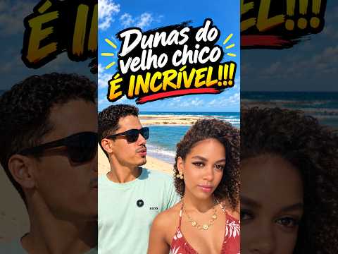 A praia de água doce no sertão #nordeste #velhochico #bahia #viagem #turismo #curiosidades #shorts