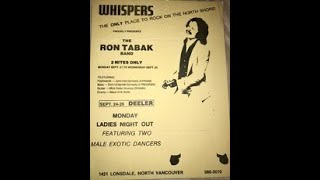 The Ron Tabak Band 1981 (Live on CFOX From Gators in Richmond) INDEX BELOW