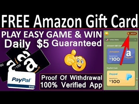 How to Get Free Amazon Gift Cards in 2020 | PayPal Cash Free | 5 Best Apps Make Money Online Video