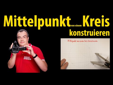 Constructing the center of a circle - Constructing the center of a circle | Lehrerschmidt