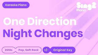 Night Changes (Piano Karaoke demo) One Direction