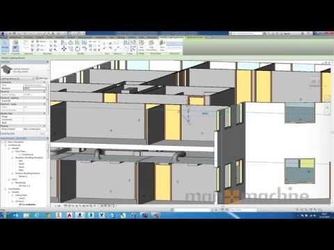 A demonstration video showcasing Revit MEP functionality, specifically focusing on how to display area information in schedules.