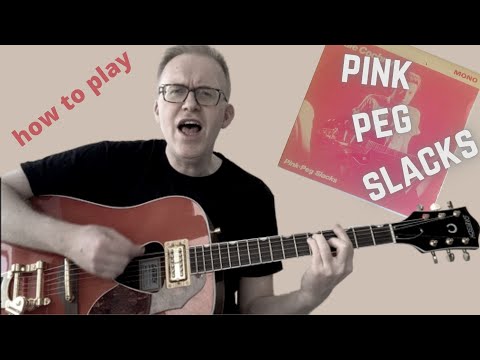 CLASSIC EDDIE RIFFS! - PINK PEG SLACKS COCHRAN BROTHERS TAB