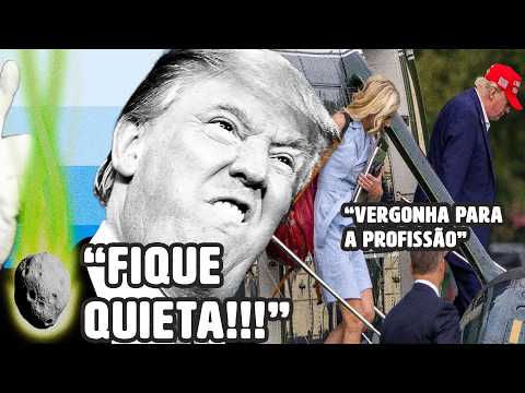 TRUMP E CASA BRANCA ATACAM JORNALISTA POR PERGUNTA ENVOLVENDO SUPOSTA AMANTE | PLANTÃO