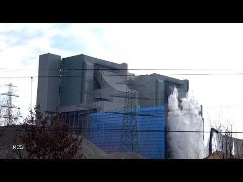 Sprengung Kraftwerk Moorburg geht schief / Hamburg 23.03.2025